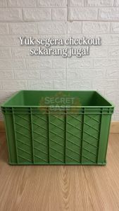 KRAT BUNTU 87 LITER - Bak Ikan Plastik / Container Box Plastik Jumbo / Keranjang Serbaguna