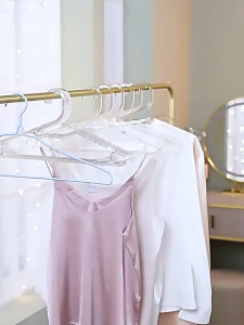 EUNICE Transparent Coat Racks Anti-shoulder Corner Collar Protection Non-marking Non-slip Household Hanging Clothes Wholesale