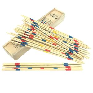 Bộ Gậy Trò Chơi Bằng Gỗ Nhiều Màu Sắc Truyền Thống Trẻ Em Mikado Pick Up Stick Đồ Chơi Để Bàn Quà Tặng Vui Nhộn Cho Trẻ Em 1 Hộp