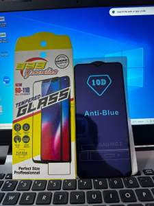 ANTI BLUELIGHT TEMPERED GLASS 10D FULL COVER OPPO A17