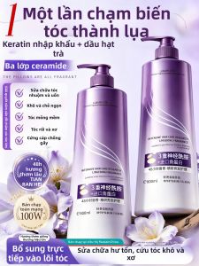 swekp | Dầu Xả Cải Thiện Tóc Hư Tổn và Khô Sửa Chữa Keratin Hương Thơm Dài Lâu