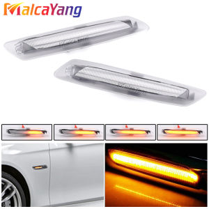 2PCS Sequential Dynamic LED Turn Signal Side Marker Light For BMW 5 Series F10 F11 528i 528iX 535i 535iX 550i 550iX Hybrid 5