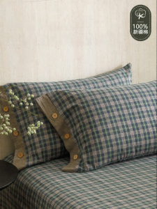 KAMONI | 100 Percent Washed Cotton Pillowcase 48x74cm