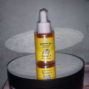Vitamin Kucing Anjing dan Burung SALMON OIL Extra VCO dan Curcuma