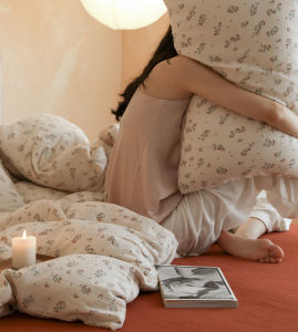 Ultra Soft Cloudlike Bedding Set 4pcs a Class Cotton Sateen Double Layer Sleep Comfortable Breathable Bedding Duvet Cover Sheets