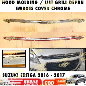 Hood Molding New Ertiga 2016 2017 List Kap Mesin Emboss Cover Chrome