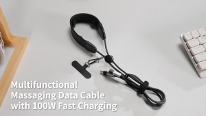 MeeGoo Massage Charging Cord PD 100W Fast Charging Type-C To Type-C Cable Suitable For all phone