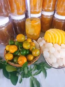 Hộp 550g Hạt đác rim tắc thơm nhà làm rất ngonvị lạ miệng thanh mát giải khát