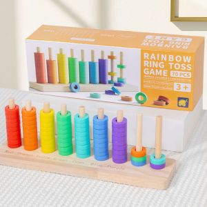 Wooden Montessori Colors Cognitive Matching Game Early Learning Educational Toys For Children Kids Logical Thinking Training