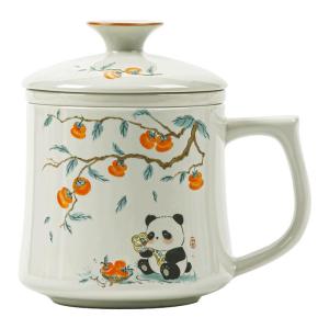 Jisu | Tea Infuser Ceramic Mug with Lid