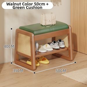 ZHUSHANXIA | Elegant Storage Shoe Bench