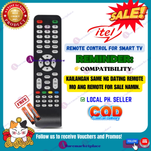 [**Mag Basa B4 Umorder**] ORIGINAL ITEL Smart TV Remote Control ITEL LED TV  Remote ITEL. alluremarketplace2ND