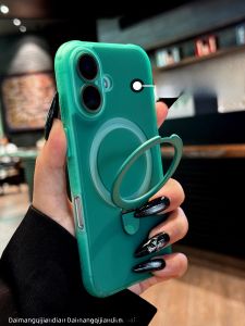 DAIMANG | Scratch Protection Magnetic Stand Matte Shockproof Non-slip Phone Case