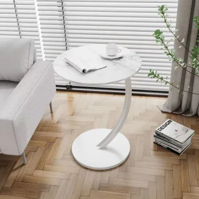 QIUZHISE | Easy to Move Compact Home Living Room Sofa Side Table Balcony Leisure Table