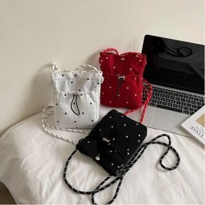 1Pc 14×19×5cm Lightweight Crossbody Bag Korean Fashion Flower Printed Shoulder Bag for Women Girls Outdoor Travel Camping Hiking