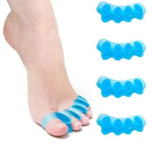 SRIEI 1 Pair Silicone Toe Separator Bunion Corrector Hammer Toe Corrector Soft Silicone Material for Toe Separation Foot Care Tool