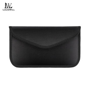 LouisWill Block Signal Bag RFID Storage Bag Mobile Phone Key Case Signal Shielding Key Bag Anti Theft Car Protection Mobile Phone Keyless Entry Hook Signal Bag