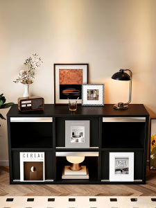 OYIla | Retro Cabinet With Doors for Vinyl Records and Books