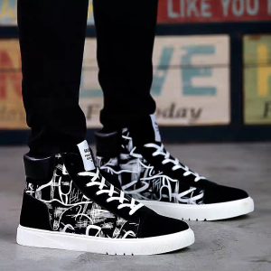 JIFANPAUL | New Fashion Versatile High-top Anti-slip Male Shoes