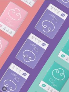 植护 Botare 3ply Pocket Tissue Pack Cute7 sheets in each pack.