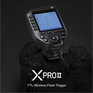 Godox XproII-L 2.4G Wireless Flash Trigger Transmitter TTL Autoflash 1/8000s HSS Large LCD Screen 32 Channels 16 Groups Replacement for Leica Cameras