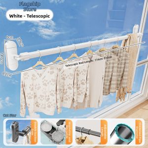 XINGYOU | Adjustable Suction Drying Rack Window Clothes Hanger