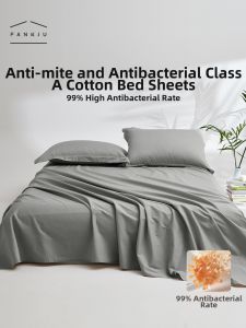 FANKJU | Solid Color Cotton Bed Sheet 1.5/1.8 Meters