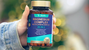 Totaria 25-in-1 Magnesium Complex with Methylated Vitamin B Complex - High Absorption Glycinate Citrate & Malate - for Stress Relief Energy & Nerve - 120 Vegan Caps