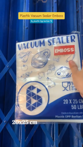 plastik vacuum sealer makanan plastik wadah makanan 30x40 isi 50 pcs