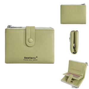 Baellerry | Ví Thời Trang Nữ Baellerry Dung Tích Lớn Nhiều Ngăn Đựng Thẻ Ví Đựng Tiền Xu Ngắn Có Khóa Kéo Đa Chức Năng Chất Liệu Da PU