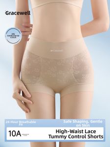 GRACEWELL | Antibacterial High Waist Tummy Control Seamless Breathable Boxer Briefs