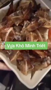 Khô Xương Cá Bò -Xương Cá Bò Giòn Rụm 1kg Được Rất Nhiều- Đặc Sản Minh Triết