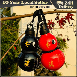 Black Myth Gourd Cup - Trending Large Capacity Sports Water Bottle Retro Plastic Creative Cup Taoism Chinese Style Gourd Water Bottle Large Capacity Vintage Water Cup 800ML Sticker DIY Drink Bottle Sport