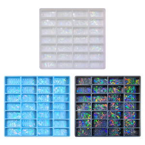 [questionno] Domino Molds Silicone Holographic Chocolate Molds Domino Game Holographic Chocolate Bar for Epoxy Candy Clay Chocolate Mould