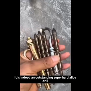 High-Four-edged serrated eccentric drill for dry drilling of ceramic tiles glass marble concrete stainless steel drill bits