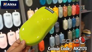 AIKKA AK2173 Lime Yellow 2 | Solid Series | Automotive 2K Car Paint Motor Aerosol Spray Cat Bancuh Kereta DIY 车漆