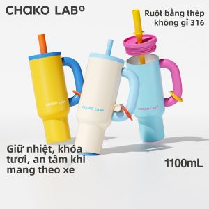 CHAKOLAB | Bình Giữ Nhiệt Dây Hút Inox Dung Lượng Lớn Đa Năng
