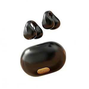 New Arrival Ear Clip Headphones Bluetooth 5.3 Headset Space Capsule Digital Display Sports Open Wireless Ear Clip Earphones