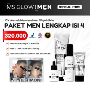 MS Glow Men Paket Lengkap: Skincare Terbaik untuk Pria
