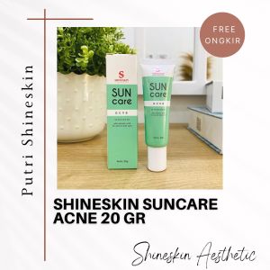 Shineskin Suncare Acne Untuk Kulit Berjerawat 1 atau 2 dan Sudah Sembuh Gratis Ongkir