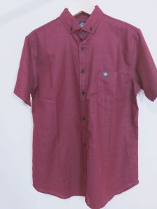 kemeja pria polos-slim fit