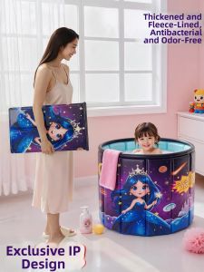 CHEORLIAN | Childrens Folding Bathtub for 3-12 Years Old