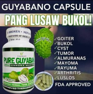 Pure Guyabano Capsule Original (500mg/100 Capsule)