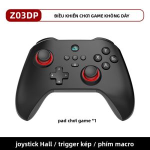 Tay Cầm Chơi Game Không Dây Z03DP Black Myth Wukong 800Hz Rung Kép 6 Trục Dành Cho Switch/iOS/Android/PC Với Cần Điều Khiển Hall