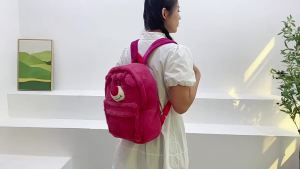 9Li Lotso Alien Cartoon Funny Plush Backpack Students Large Capacity Bag Girls Cal Soft Stuffed Schoolbag Lightening Bag