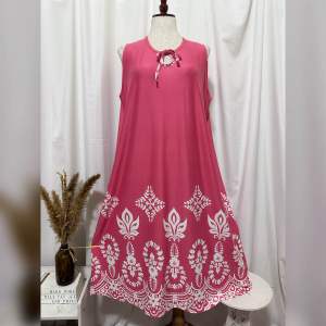 LIZA PLUS SIZE (UPTO 3XL) MAXI DUSTER DRESS PAMBAHAY WITH TWO SIDE POCKETS