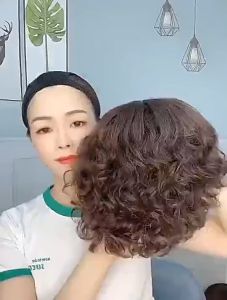 TẶNG LƯỚI - Tóc giả nữ trung niên Hàn Quốc cao cấp - TG48