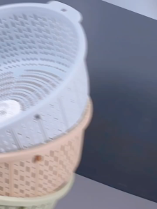 ชุดตะกร้าพลาสติก4ชิ้น   ตก แต่งครัวตะกร้าผักผลไม้ตะกร้าทรงกลมตะกร้าพลาสติกครัวอุปกรณ์ตก แต่งบ้านของคุณ