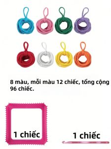 Bộ Dụng Cụ Làm Đồ Thủ Công Bằng Dây Thun Tự Làm Dành Cho Trẻ Em Làm Bằng Cotton Dùng Để Làm Đế Lót Ly & Túi Xách Quà Tặng Nghệ Thuật & Thủ Công Giáo Dục Dành Cho Người Lớn (nam & Nữ)