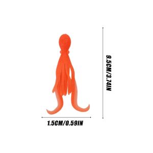 TPE-material Artificial Squid Lure Premium Soft Octopus Swimbait High Elastic Bite-Resistant Fishing Lure